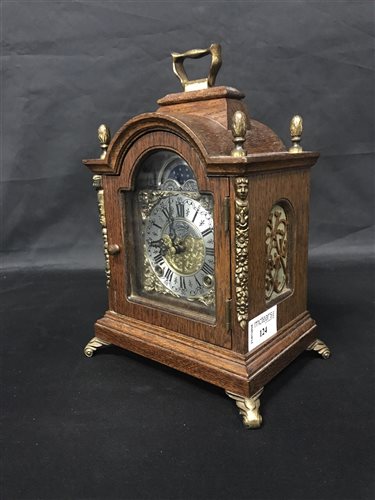 Lot 124 - REPRODUCTION BRACKET CLOCK OF 18TH CENTURY DESIGN