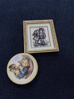 Lot 192 - TWO HUMMEL CIRCULAR BOXES AND OTHER COLLECTABLES