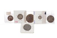 Lot 577 - SIX VICTORIAN SILVER COINS