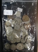 Lot 582 - A COLLECTION OF HALF CROWNS