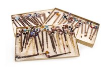 Lot 906 - A COLLECTION OF VICTORIAN LACE MAKING BOBBINS