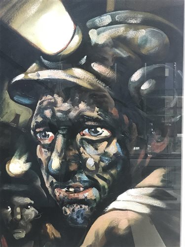 Lot 176 - AFTER PETER HOWSON OBE, MINERS