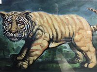 Lot 194 - AFTER PETER HOWSON OBE, TIGER