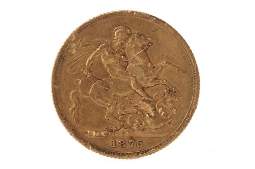 Lot 598 - A GOLD SOVEREIGN, 1876