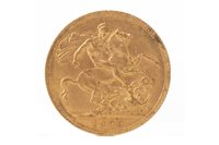 Lot 599 - A GOLD SOVEREIGN, 1900