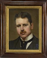 Lot 416 - PORTRAIT OF A GENTLEMAN, ATTRIBUTED TO WILLIAM STRANG