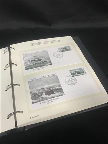 Lot 212 - A WORLD WAR II STAMP COLLECTION