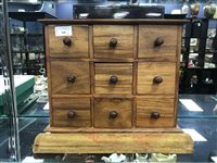 Lot 241 - A WOODEN TABLE CABINET