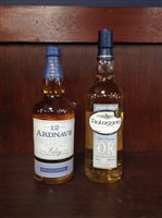 Lot 15 - ARDNAVE AGED 12 YEARS & FINLAGGAN OLD RESERVE