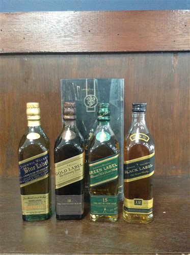Lot 58 - JOHNNIE WALKER THE COLLECTION - 4x20CL