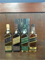 Lot 58 - JOHNNIE WALKER THE COLLECTION - 4x20CL