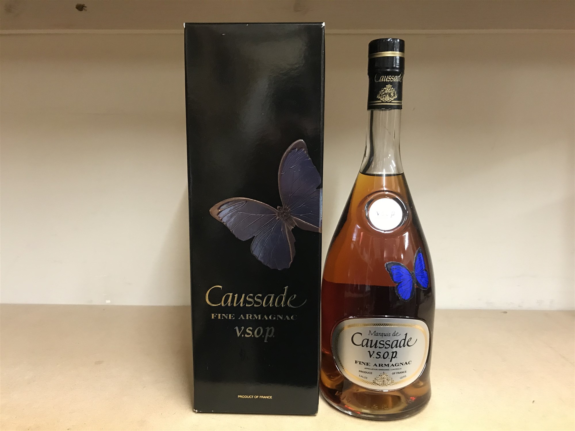 Caussade VSOP ブランデー 未開封！Caussade VSOP Fine Armagnac ボックス付き - メルカリ