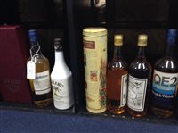 Lot 338 - SEVEN BOTTLES OF SCOTCH WHISKY AND A BOTTLE OF COCONUT RUM