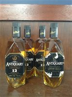 Lot 61 - FOUR BOTTLES OF ANITIQUARY 12 YEARS OLD