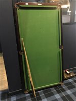Lot 366 - AN ORME & SONS SLATE SNOOKER TABLE