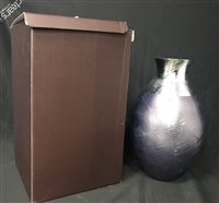 Lot 368 - A DOGALE VIOLET VASE