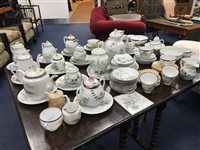 Lot 279 - A COLLECTION OF JAPANESE EGG SHELL TEAPOTS AND CUPS