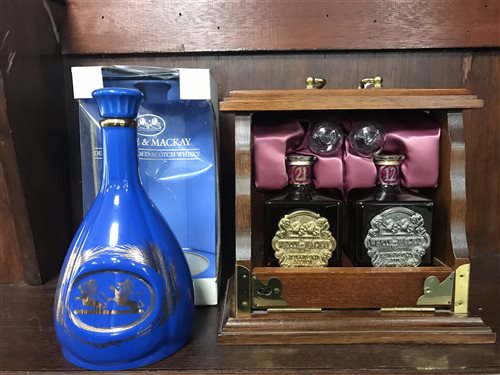 Lot 3 - WHYTE & MACKAY TANTILUS SET AND WHYTE & MACKAY CERAMIC DECANTER