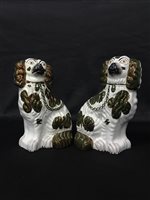 Lot 149 - A PAIR OF WALLY DOGS