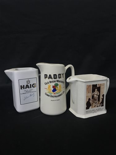 Lot 313 - A COLLECTION OF WHISKY JUGS