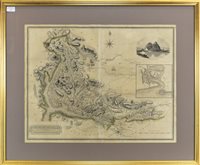Lot 917 - A 19TH CENTURY MAP OF DUMBARTON
