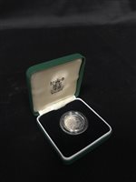 Lot 404 - 1992 SILVER PROOF PIEDFORT TEN PENCE COIN