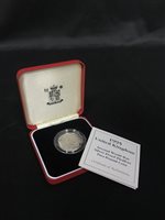 Lot 407 - 1995 UK SILVER PROOF PIEDFORT TWO POUND COIN