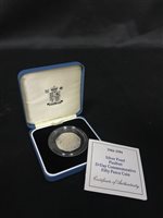 Lot 417 - 1994 UK SILVER PROOF PIEDFORT D-DAY COMMEORATIVE FIFTY PENCE COIN