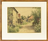 Lot 641 - A SUSSEX LANE, BY ROY YOUNG FERGUSON