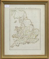 Lot 923 - A SET OF THREE VICTORIAN HAND-DRAWN MAPS OF GREAT BRITAIN & IRELAND