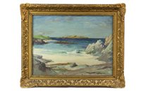 Lot 422 - A SUMMER SEA, IONA, BY DONALD MACQUARRIE