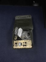 Lot 61 - A MID-20TH CENTURY GEIGER COUNTER IN A CASE WITH ATTACHMENTS