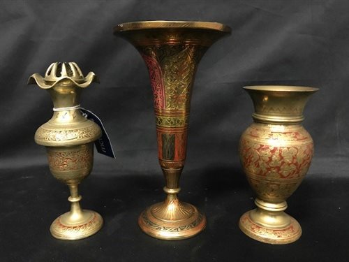 Lot 97 - A COLLECTION OF BRASS WARES