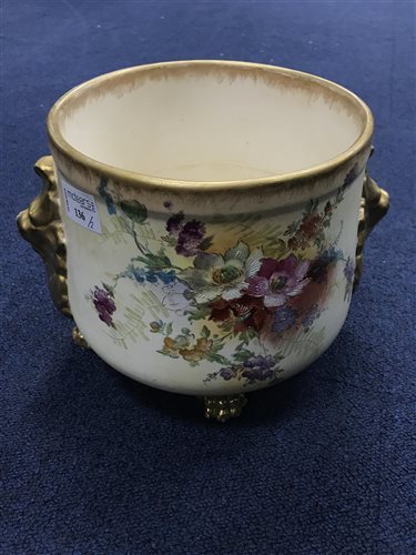 Lot 136 - A ROYAL BONN PLANTER AND ANOTHER