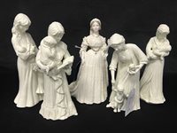 Lot 142 - A COLLECTION OF COALPORT FIGURES