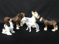 Lot 263 - A GROUP OF VARIOUS ANIMAL FIGURES