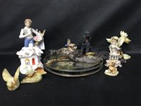 Lot 264 - A GROUP OF VARIOUS CERAMIC FIGURES