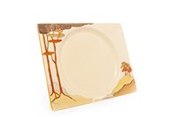 Lot 1233 - A CLARICE CLIFF FOR WILKINSON BIZARRE BIARRITZ PLATE