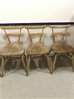 Lot 90 - A SET OF EIGHT ERCOL CHAIRS