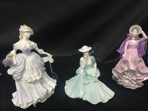 Lot 175 - A COLLECTION OF COALPORT FIGURES