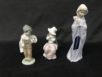 Lot 177 - A COLLECTION OF NAO AND LLADRO FIGURES