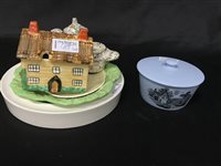 Lot 189 - CARLTON WARE BOWL WITH A COLLECTION OF CERAMICS