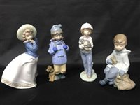 Lot 36 - A COLLECTION OF NAO AND LLADRO FIGURES
