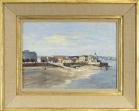 Lot 428 - THE BEACH AT CASCOUIS, BY IAN HOUSTON