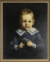 Lot 510 - PORTRAIT OF A YOUNG ARTHUR SUTHERLAND