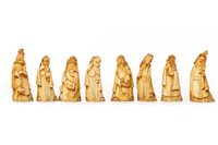 Lot 973 - A SET OF CHINESE IVORY FIGURES