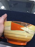 Lot 1273 - A CLARICE CLIFF FOR WILKINSON BIZARRE FRUIT BOWL