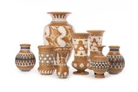 Lot 369 - A LOT OF ROYAL DOULTON LAMBETH SILICON WARE