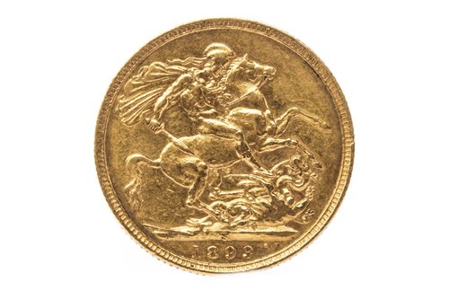 Lot 501 - A GOLD SOVEREIGN, 1893