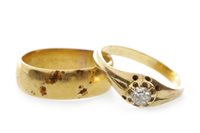 Lot 15 - TWO GOLD RINGS